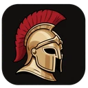 Legiano Casino Gladiatoren-Helm Logo in Gold